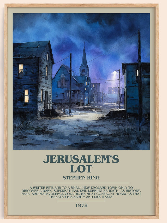 Jerusalem's Lot Bookish Wall Art by Stephen King