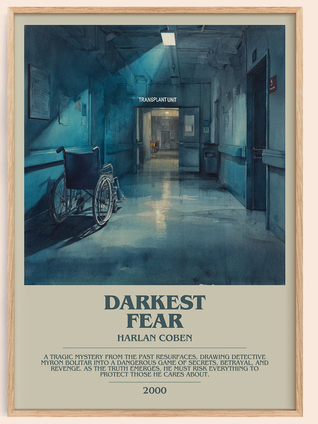 Darkest Fear Bookish Wall Art by Harlan Coben