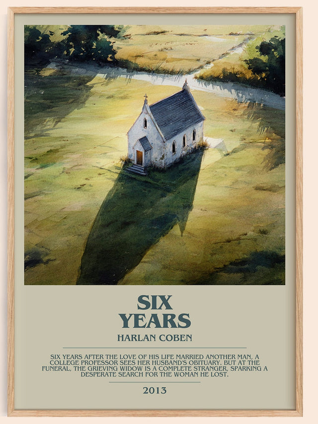 Six Years Bookish Wall Art by Harlan Coben