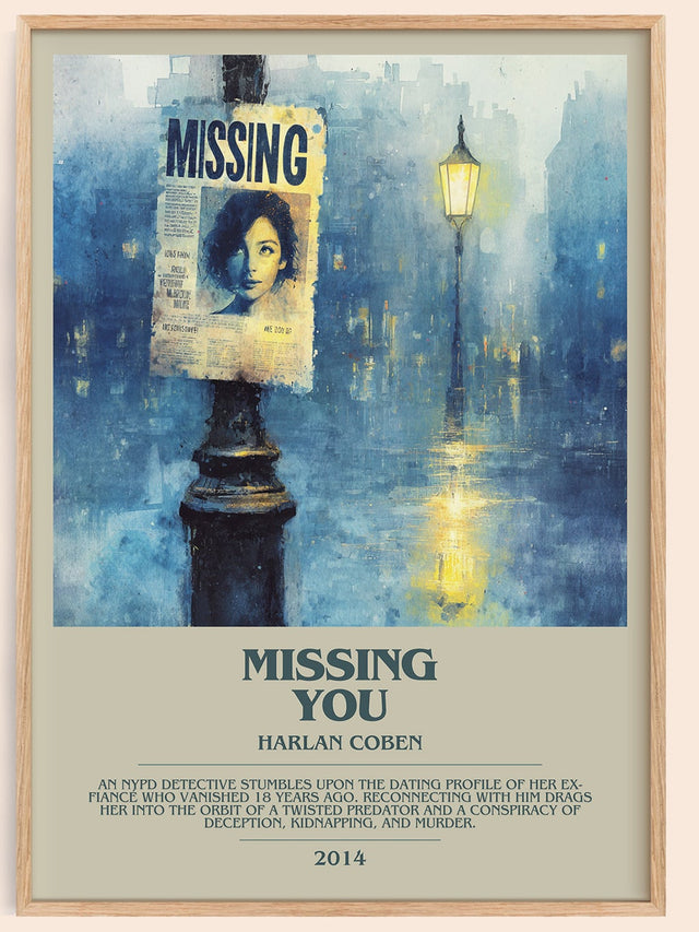 Missing You Bookish Wall Art by Harlan Coben