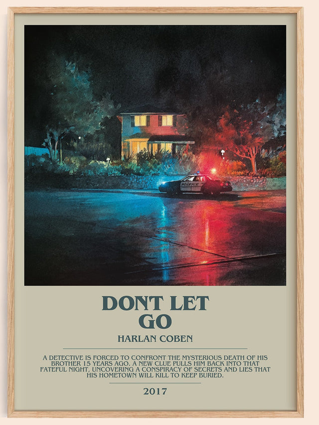 Don't Let Go Bookish Wall Art by Harlan Coben