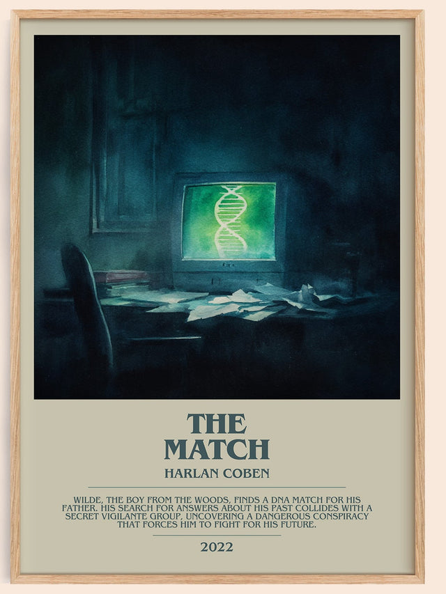 The Match Bookish Wall Art by Harlan Coben