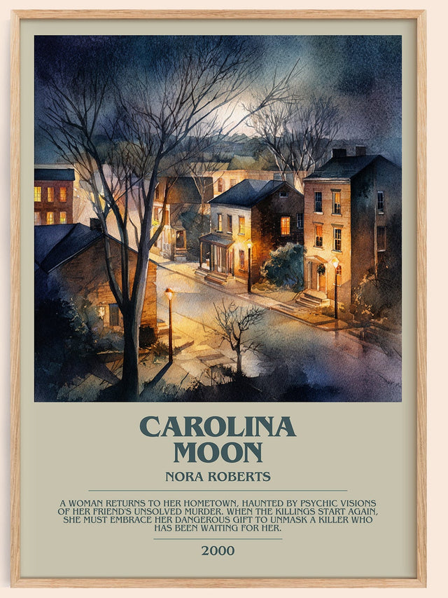Carolina Moon Bookish Wall Art by Nora Roberts