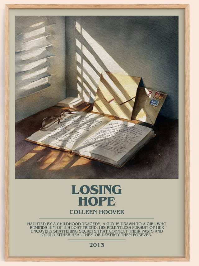 Losing Hope Bookish Wall Art by Colleen Hoover