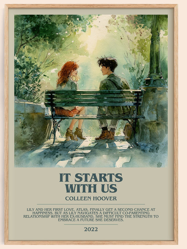 It Starts With Us Bookish Wall Art by Colleen Hoover