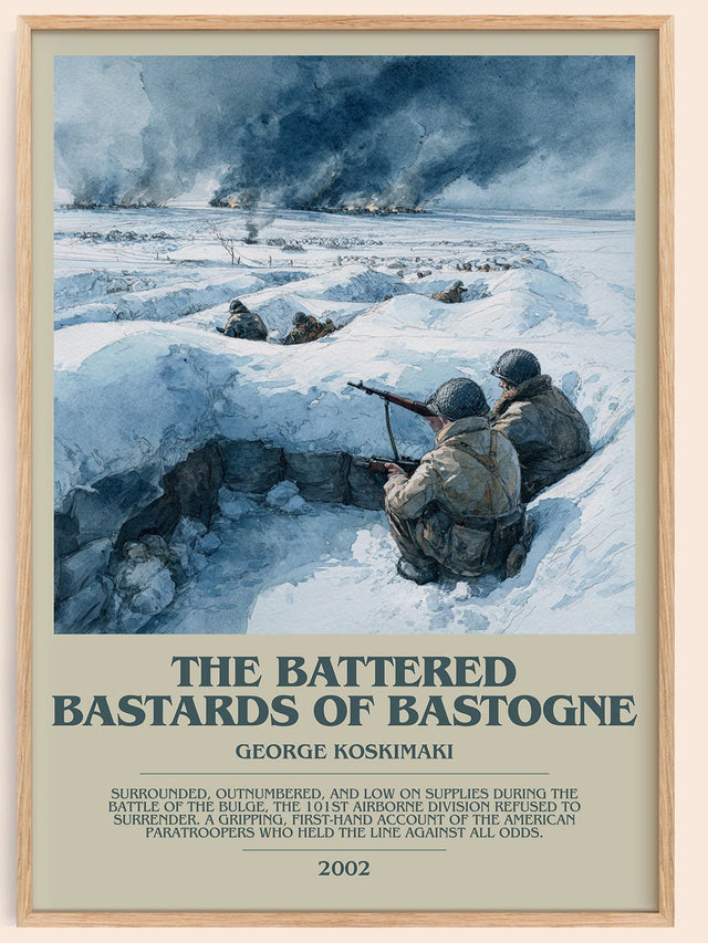 The Battered Bastards Of Bastogne Bookish Wall Art by George Koskimaki