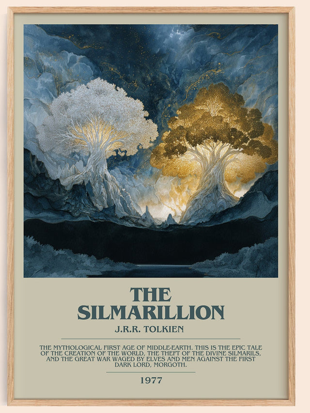 The Silmarillion Bookish Wall Art by J. R. R. Tolkien