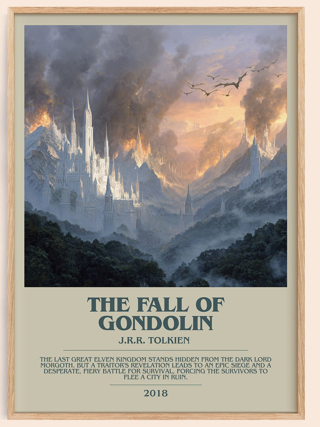 The Fall of Gondolin Bookish Wall Art by J. R. R. Tolkien