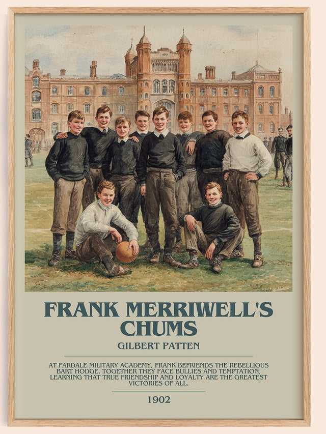 Frank Merriwell's Chums Bookish Wall Art by Gilbert Patten