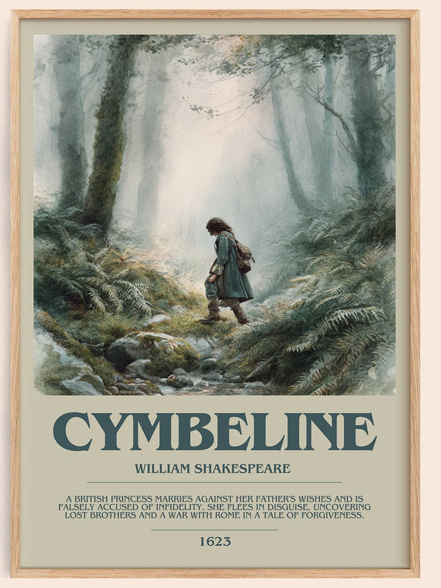 Cymbeline Bookish Wall Art by William Shakespeare