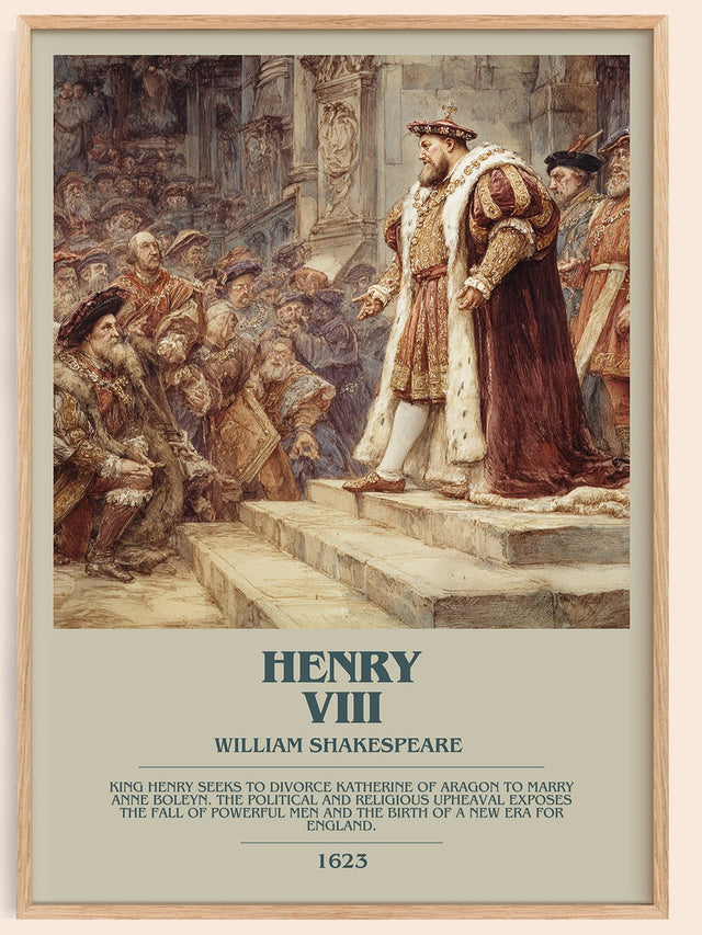 Henry Viii Bookish Wall Art by William Shakespeare