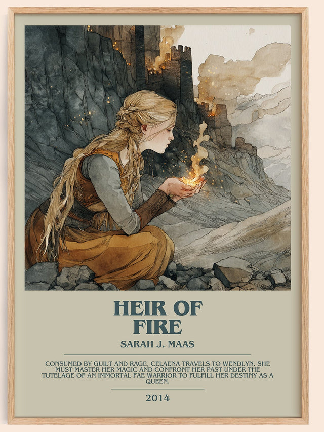 Heir of Fire Bookish Wall Art by Sarah J. Maas