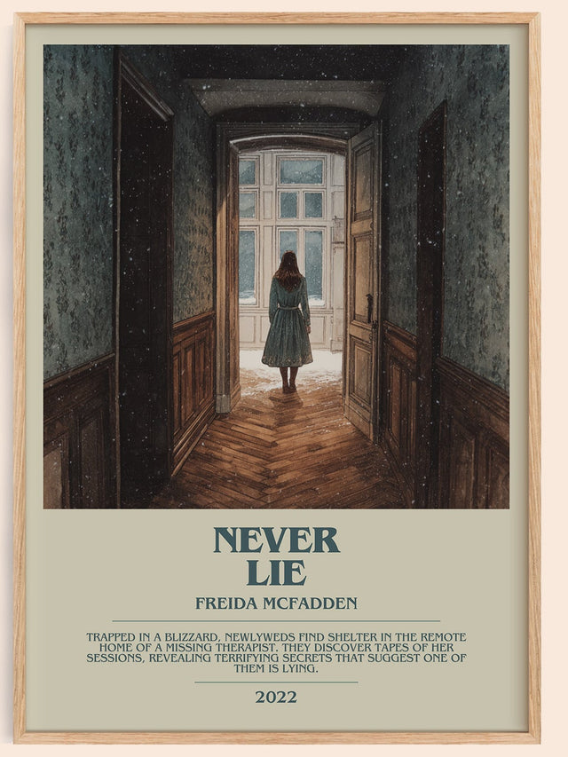 Never Lie Bookish Wall Art by Freida McFadden