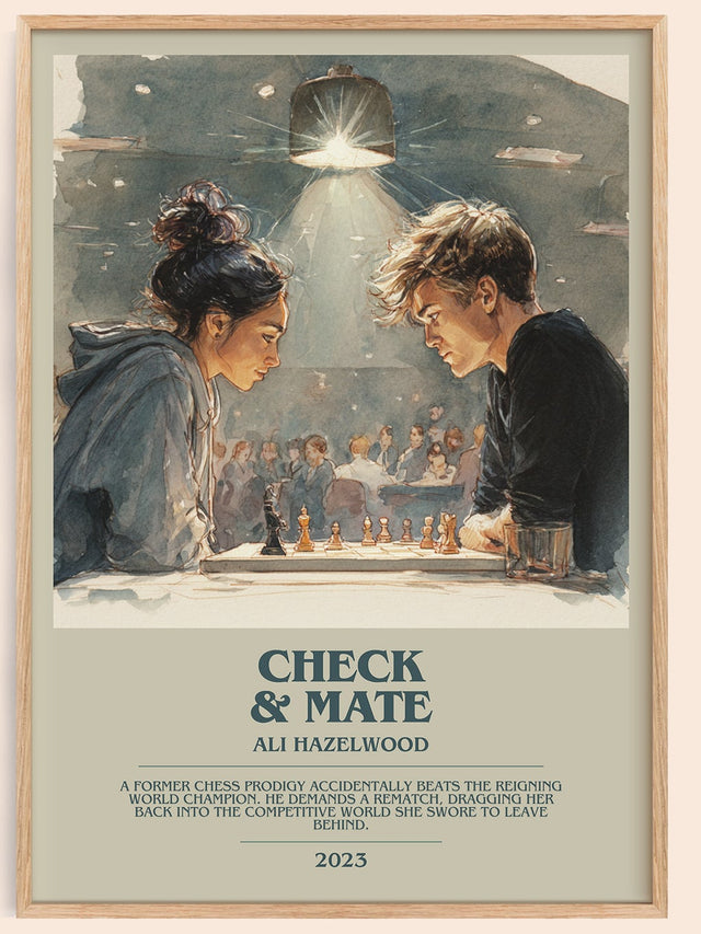 Check & Mate Bookish Wall Art by Ali Hazelwood