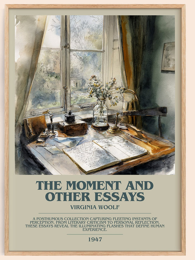 The Moment And Other Essays Bookish Wall Art by Virginia Woolf