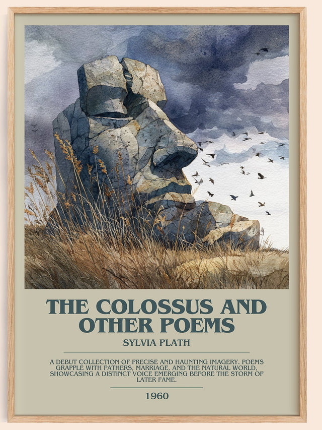 The Colossus: and Other Poems Bookish Wall Art by Sylvia Plath