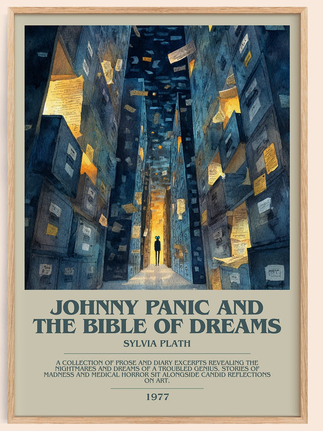 Johnny Panic And The Bible Of Dreams Bookish Wall Art by Sylvia Plath