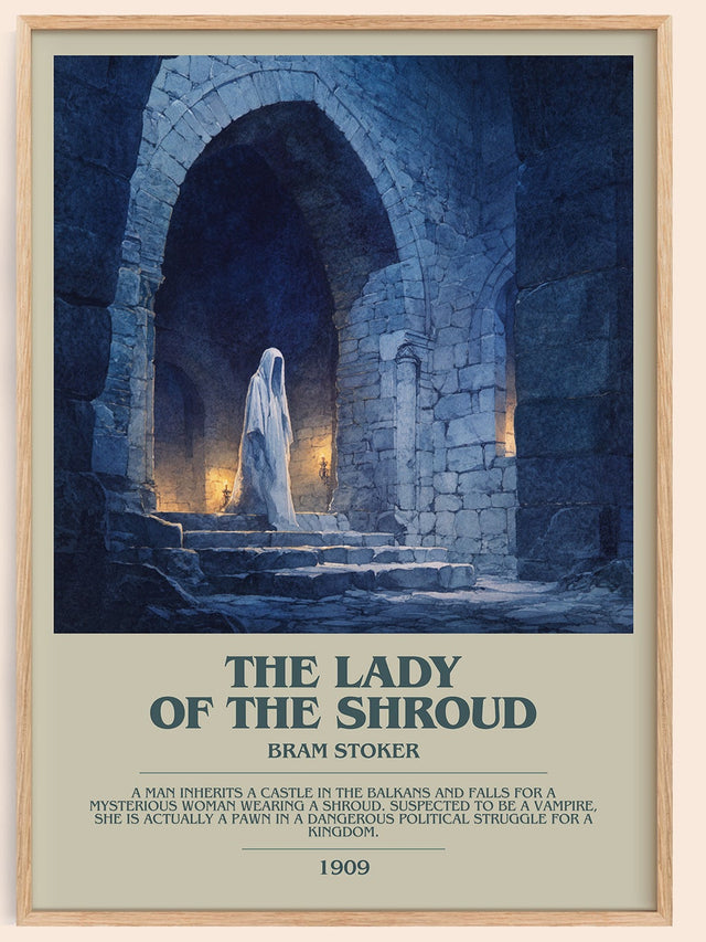 The Lady of the Shroud Bookish Wall Art by Bram Stoker