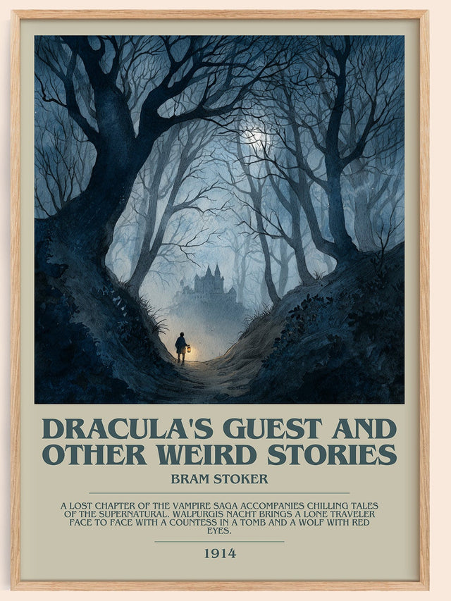 Dracula's Guest And Other Weird Stories Bookish Wall Art by B. Stoker