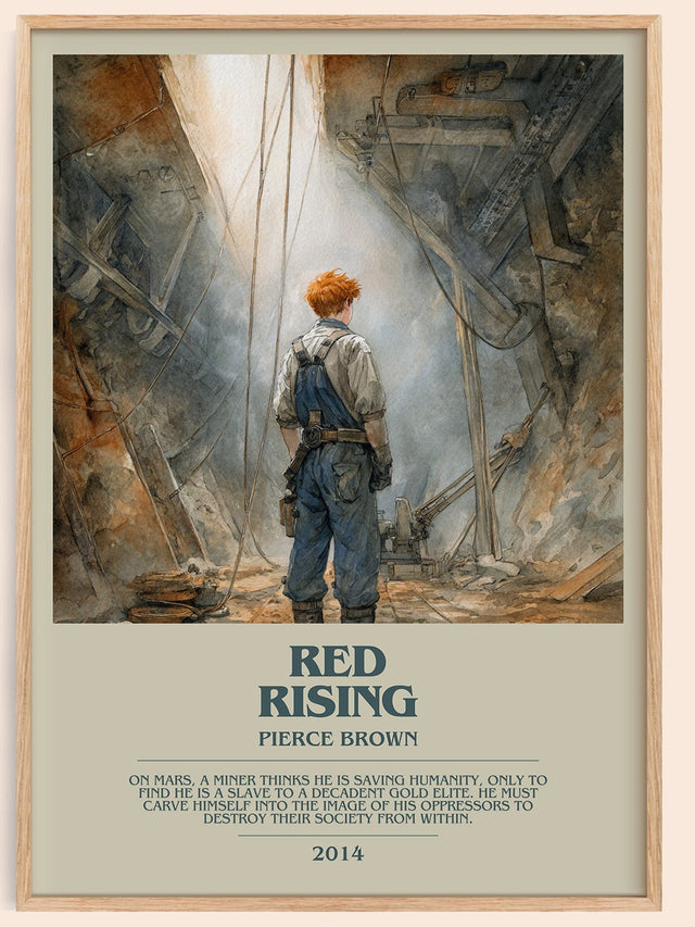 Red Rising Bookish Wall Art by Pierce Brown