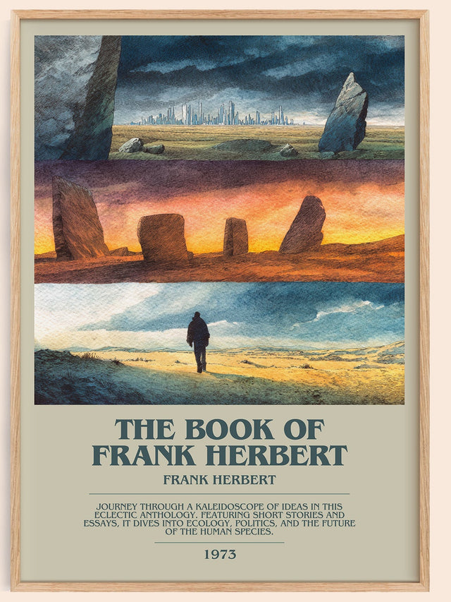 The Book of Frank Herbert Bookish Wall Art by Frank Herbert