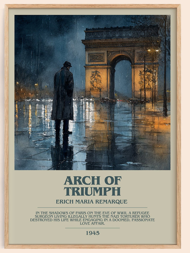 Arch Of Triumph Bookish Wall Art by Erich Maria Remarque