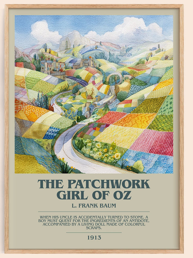 The Patchwork Girl Of Oz Bookish Wall Art by L. Frank Baum