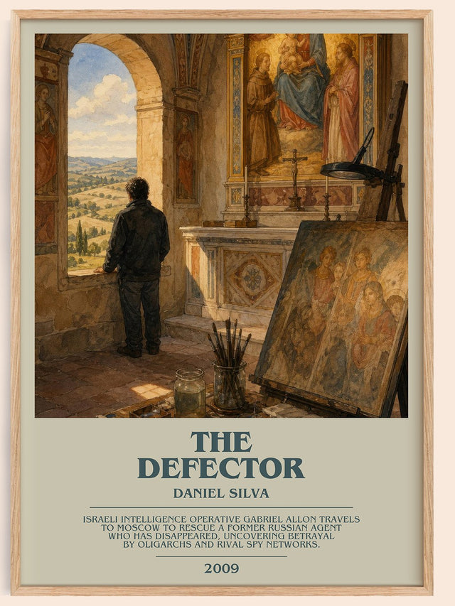 The Defector Bookish Wall Art by Daniel Silva