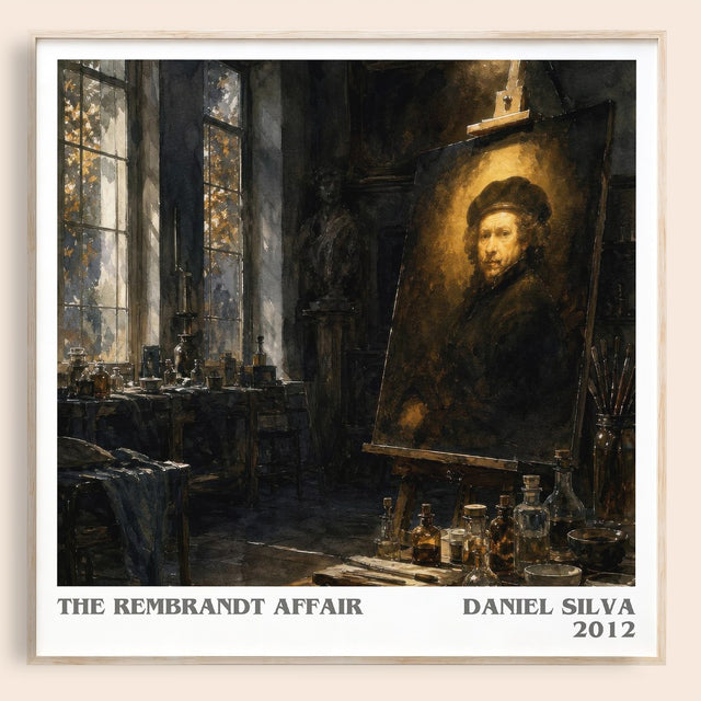 The Rembrandt Affair Literary Art Print by Daniel Silva