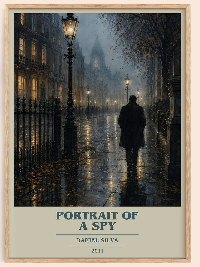 Portrait of a Spy Book Cover Poster by Daniel Silva