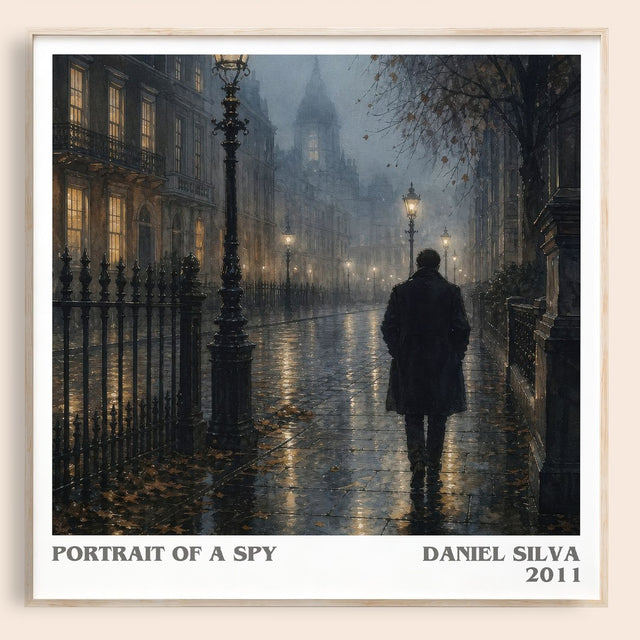 Portrait of a Spy Literary Art Print by Daniel Silva