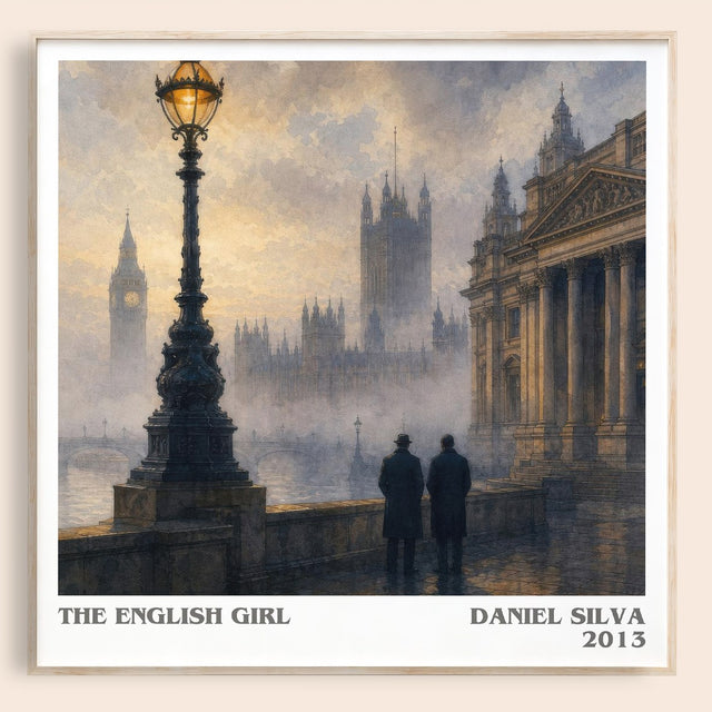 The English Girl Literary Art Print by Daniel Silva