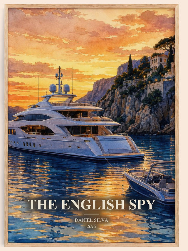 The English Spy Book Watercolour Illustration by Daniel Silva