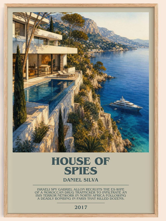 House of Spies Bookish Wall Art by Daniel Silva