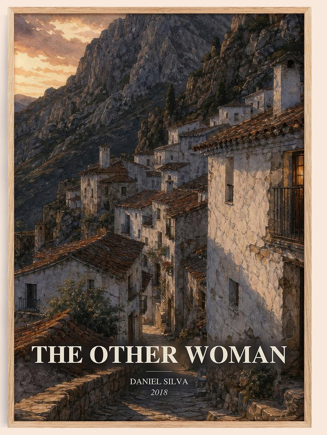 The Other Woman Book Watercolour Illustration by Daniel Silva