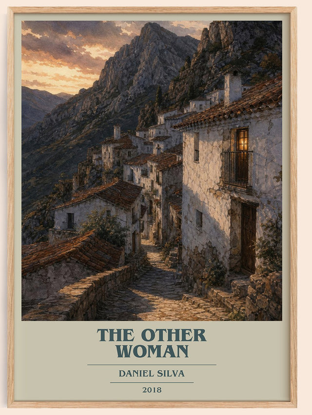 The Other Woman Book Cover Poster by Daniel Silva