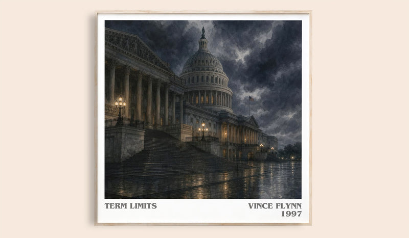 Term Limits Literary Art Print by Vince Flynn (Square style)
