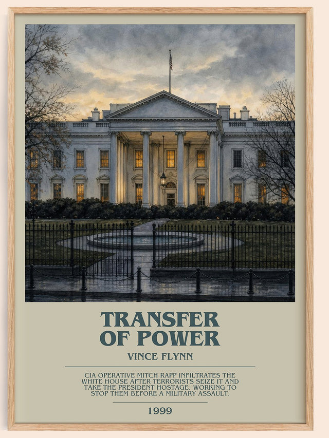 Transfer of Power Bookish Wall Art by Vince Flynn