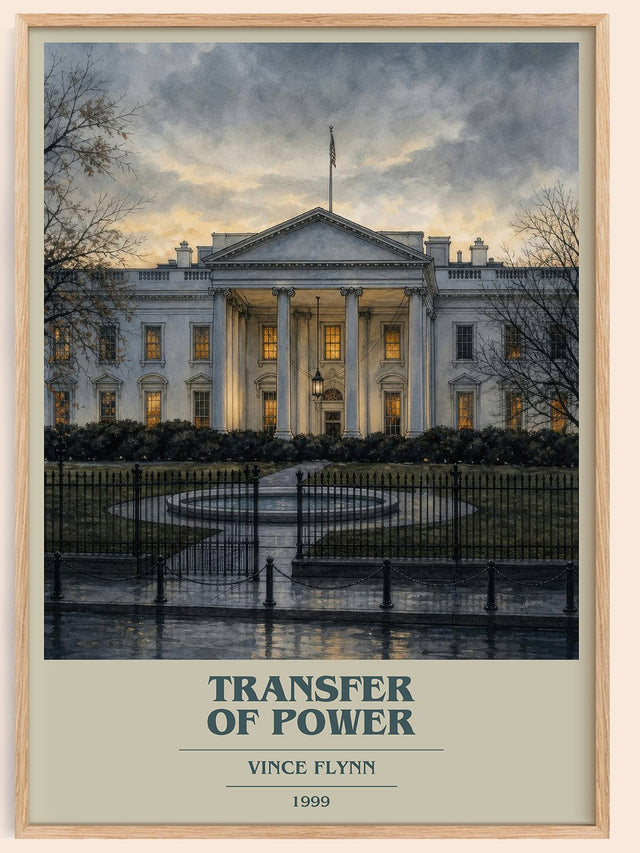 Transfer of Power Book Cover Poster by Vince Flynn
