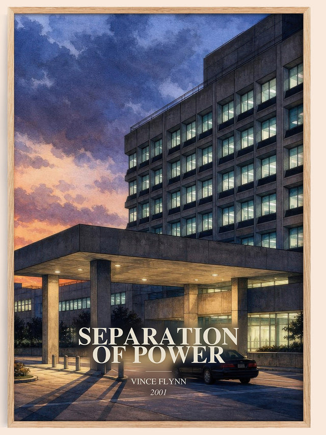 Separation of Power Book Watercolour Illustration by Vince Flynn
