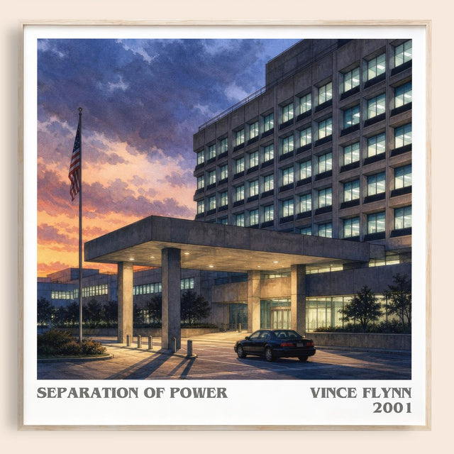 Separation of Power Literary Art Print by Vince Flynn