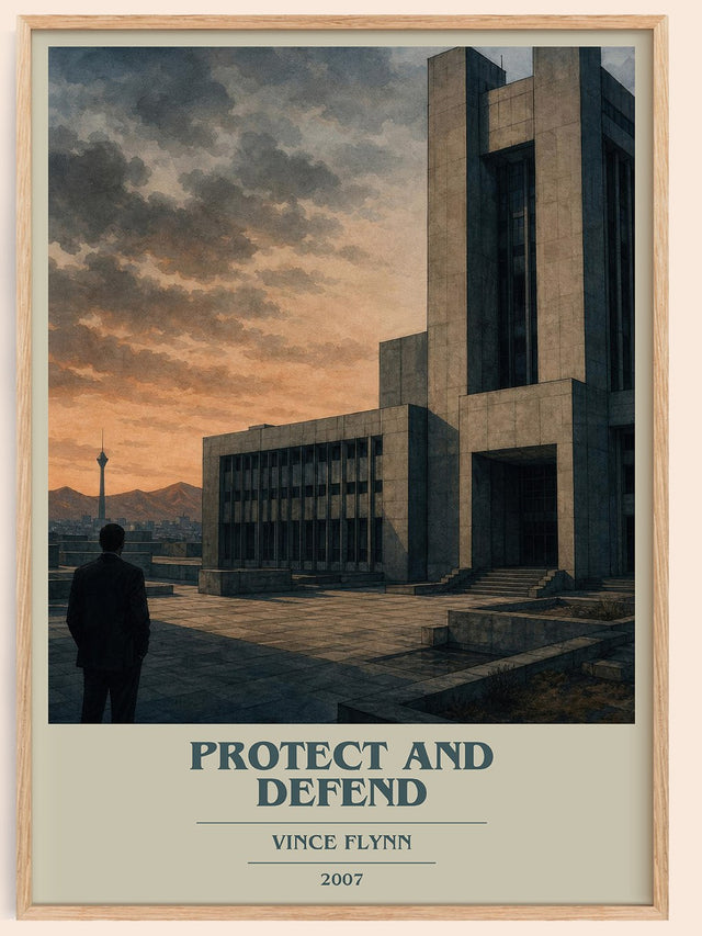 Protect and Defend Book Cover Poster by Vince Flynn