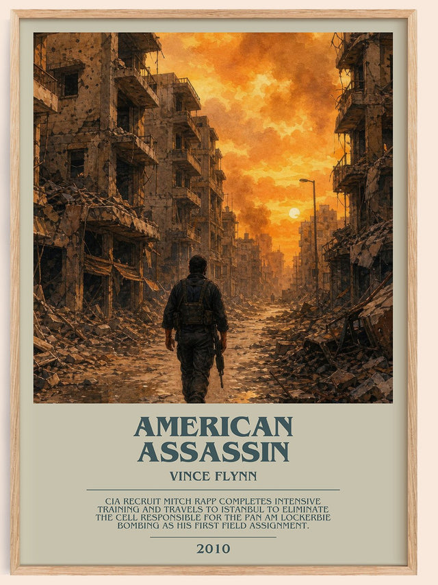 American Assassin Bookish Wall Art by Vince Flynn