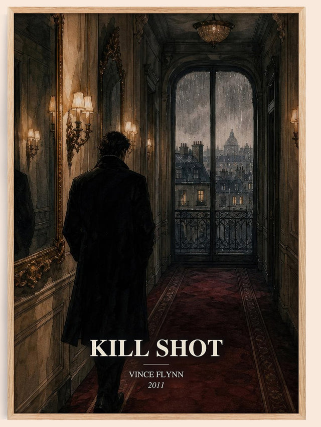 Kill Shot Book Watercolour Illustration by Vince Flynn