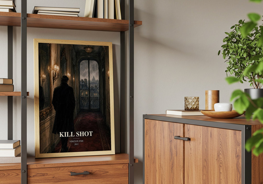Kill Shot book watercolour illustration paper finish options – matte satin gloss
