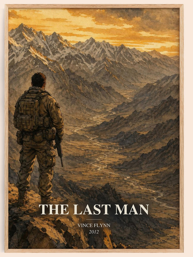 The Last Man Book Watercolour Illustration by Vince Flynn