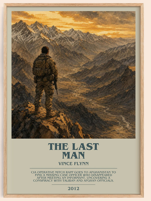The Last Man Bookish Wall Art by Vince Flynn