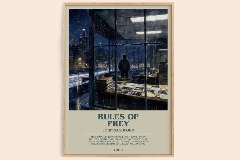 Rules of Prey Bookish Wall Art by John Sandford (Modern style)