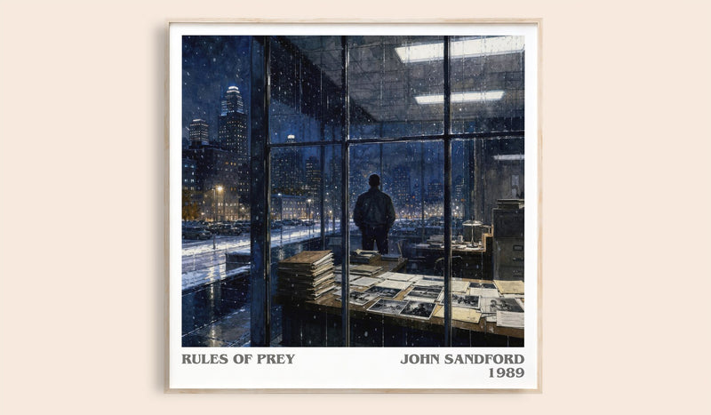 Rules of Prey Literary Art Print by John Sandford (Square style)