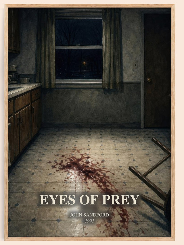 Eyes of Prey Book Watercolour Illustration by John Sandford